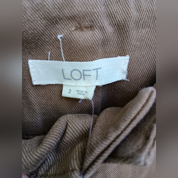 NWT Loft Women's Brown Casual Pants_ Size 2 - Picture 4 of 6